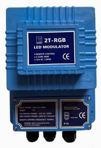 Gemas RGB LED reflektor vezérlő távirányítóval transzformátorral 200W