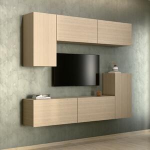 Intenso Concept-50 nappali faliszekrény sor - 200 cm (világos tölgy)
