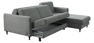 Nappa L-alakú ágyazható kanapé