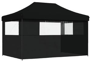 VidaXL Partysátor 292 x 440 x 315 cm, Oxford Szövet, Fekete