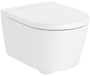Roca Inspira Round Compacto miska WC wisząca Rimless biały mat A346528620