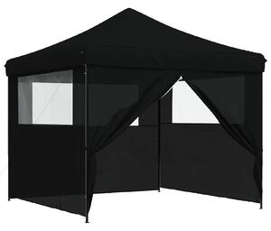 VidaXL Partysátor Fekete 292 x 292 x 315 cm Oxford Szövet