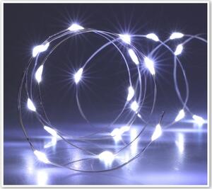 Silver lights fényfüzér időzítővel 40 LED, hideg fehér, 195 cm
