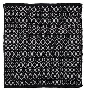 Sealskin Boho fürdőszoba szőnyeg 60x60 cm négyszögletes fekete 800102