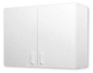 Felsőszekrény nyílóajtós 100x30, fehér korpusz/fehér front