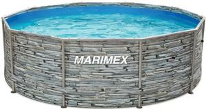 Marimex Florida Fém szerkezetes medence, kör alakú, 3,05x0,91 m átmérő, 6649 l űrtartalom, Szürke, Kő dizájn