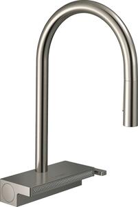 Hansgrohe Aquno Select M81 konyhai csaptelep álló rozsdamentes acél 73837800