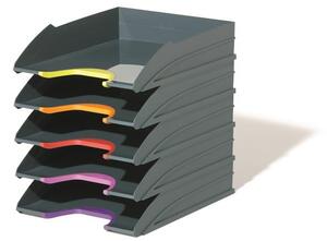 Irattálca szett, műanyag, 5 részes, DURABLE VARICOLOR&reg; 5 (DB770557)