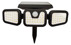 Polux LED Napelemes reflektor érzékelővel TRIO LED/0,6W/3,7V IP44 SA1817