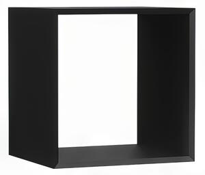 Baltrum Malax polc, 34.5x34.5x29.5 cm, fekete