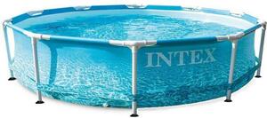 Intex Beachside fémvázas medence szett, O 305 x 76 cm, ECO 602G, 1.250 l/h szűrővel