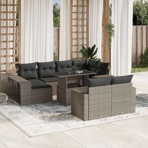VidaXL Polyrattan Kerti Ülőgarnitúra - 11 részes