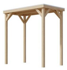 Karibu Cubeco 1. Fa kerti pavilon / modern kerti pavilon 231 cm x 124,5 cm