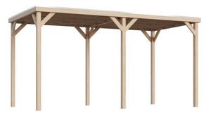 Karibu Cubeco 3. Fa kerti pavilon szett / modern kerti pavilon praktikus bővítéssel 453 cm x 231 cm