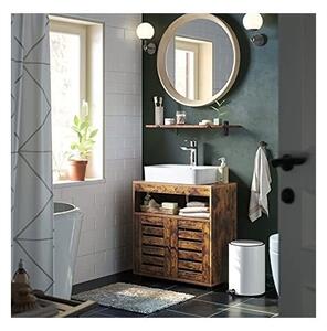 Rusztikus barna fürdőszoba szekrény 30 x 60 x 63 cm