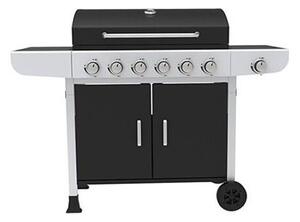Ravanson GO-6 Gázos Kerti grillsütő - Fekete