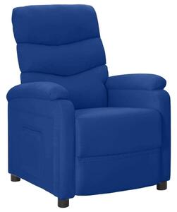 Kék szövet dönthető fotel