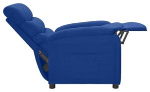 Kék szövet dönthető fotel