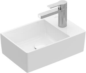 Villeroy & Boch Memento 2.0 mosdótál 40x26 cm négyszögletes mosdótálak fehér 43234G01
