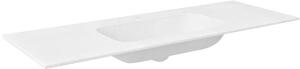 Sapho Aruba mosdótál 130x51.5 cm négyszögletes beépíthető fehér AR130-B1M