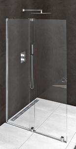 Polysan Modular Shower drzwi prysznicowe 120 cm Walk-In chrom/szkło przezroczyste MS5-120