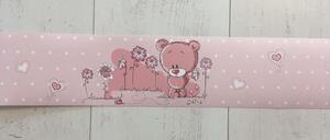 Pink macis bordűr | 500 cm x 10 cm