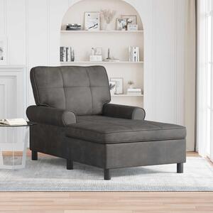 PÁRÁS FOTEL párnával Fekete 91 x 157 x 91 cm Antik PU