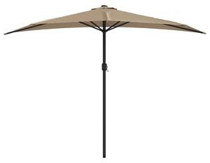 VidaXL Félköríves Napernyő - Bézs - 300x155 cm