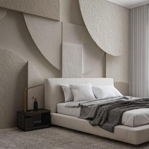 Fotótapéta Bézs színű geometriai formák absztrakt kompozíciója, Fotótapéta geometria, w04395 : Uwalls.hu
