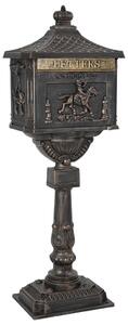 Álló Levélszekrény Bronz 42,5 x 29,5 x 117 cm Öntött alumínium