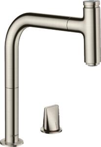 Hansgrohe Metris Select M71 konyhai csaptelep álló rozsdamentes acél 73804800