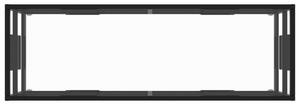 VidaXL fekete TV-szekrény edzett üveggel 120 x 40 x 40 cm