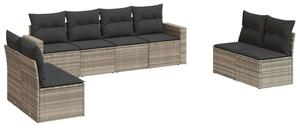 VidaXL Polyrattan Kerti Ülőgarnitúra - 8 részes