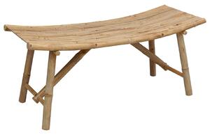 VidaXL Kerti pad Természetes 110 x 45 x 50 cm Bambusz