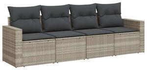 VidaXL Polyrattan Kerti Ülőgarnitúra - 4 részes