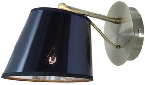 Candellux Cortez oldalfali lámpa 1x40 W fekete-patina 21-54975