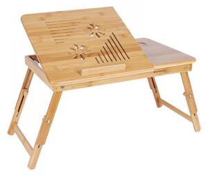 Laptop asztal / állvány - bambuszfa - Vasagle Loft