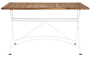 PARKLIFE összecsukható asztal natúr-fehér, 130x80cm