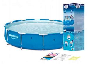 Bestway Bahama Steel Pro 366x76cm Fémvázas medence (115486) - kék