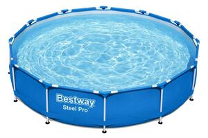Bestway Bahama Steel Pro 366x76cm Fémvázas medence (115486) - kék