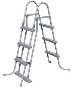 366*100 cm Medence szett rattan borítással és fém vázzal