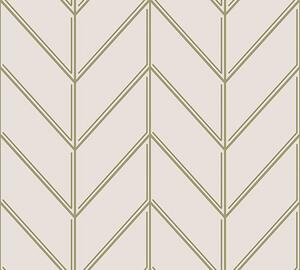 Tapéta Geometria fenyőfák formájában kettős vonalakkal, Absztrakt tapétá, a00488 : Uwalls.hu