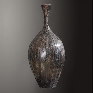 Dekor váza, fém, 35x35x75 cm
