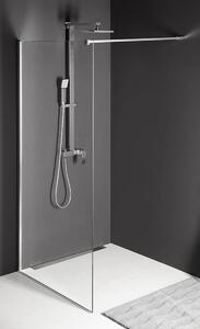 Polysan Modular Shower zuhanykabin fal walk-in 80 cm króm fényes/átlátszó üveg MS1-80