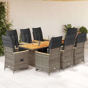 VidaXL Polyrattan Kerti Bútor - 8 Személyes Bisztró