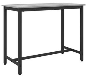 Asztal Szürke Sonoma 100 x 50 x 76,5 cm Műszaki fa és acél
