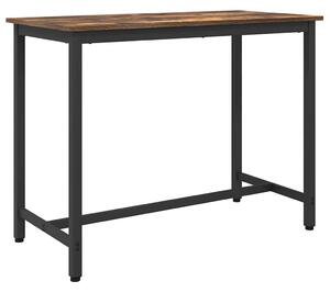 Asztal Füstölt tölgy 100 x 50 x 76,5 cm Műszaki fa és acél