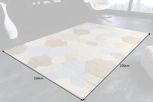 Design szőnyeg Sarina 230 x 160 cm bézs-kék