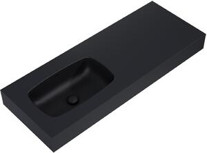 Elita Dimple mosdótál 121x46 cm négyszögletes klasszikus fekete 168871