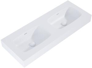 Elita Dimple mosdótál 121x46 cm négyszögletes klasszikus-dupla fehér 168884
